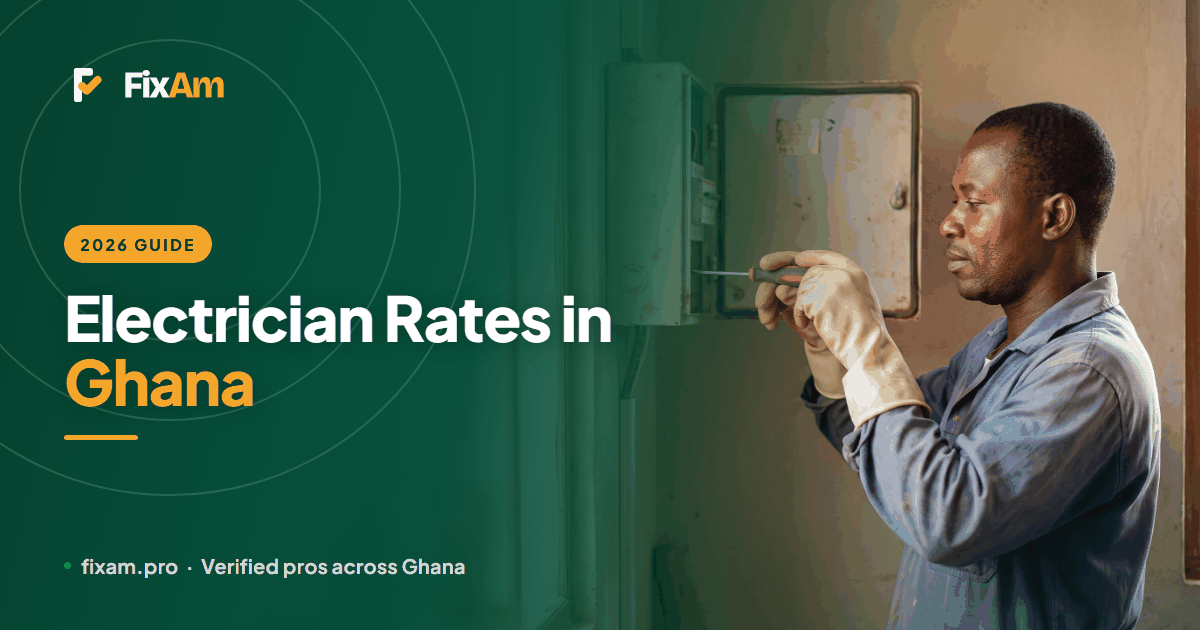 How Much Does an Electrician Charge in Ghana? 2026 Rates